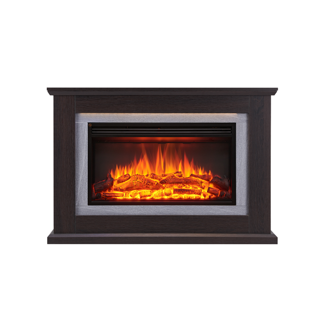 CrownFlame Elektrokamin 'Xenia' dunkelbraun 2 kW