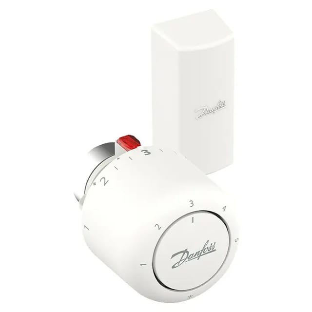 Danfoss Heizkörperthermostat 'Aero' weiß RA/VL 26 mm
