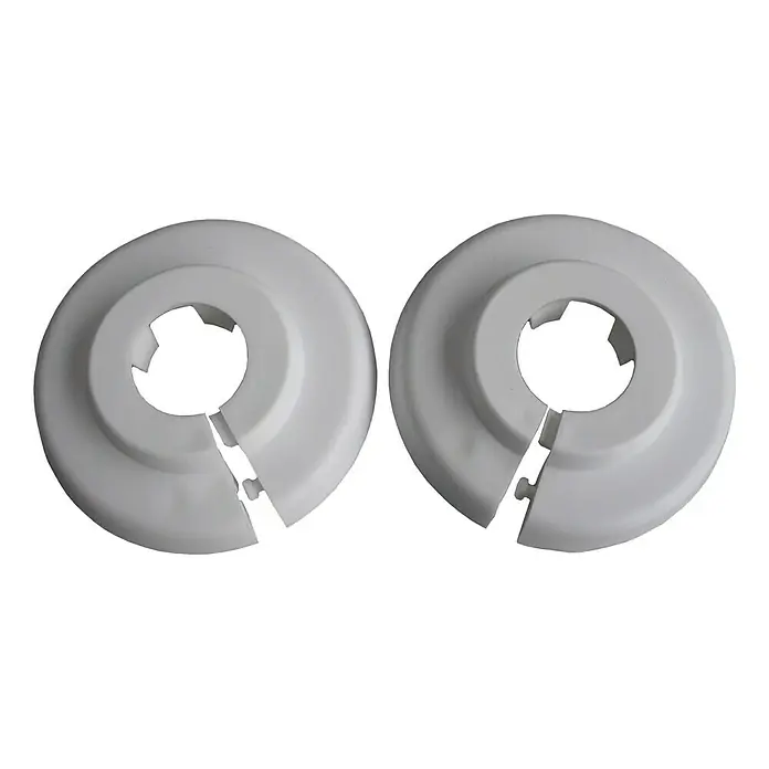 Klapprosette weiß Ø 15 mm 2 Stück