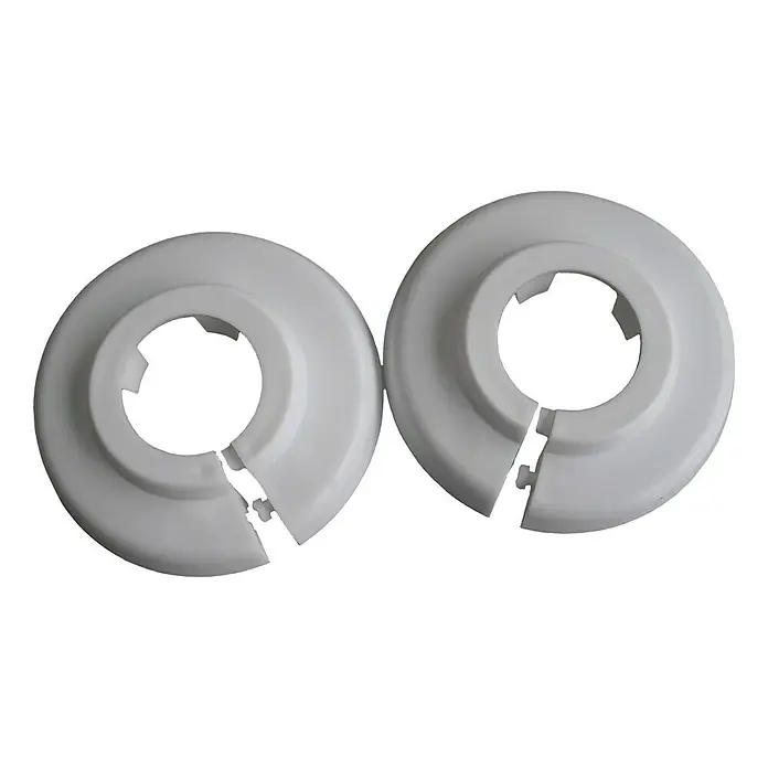 Klapprosette weiß Ø 18 mm 2 Stück