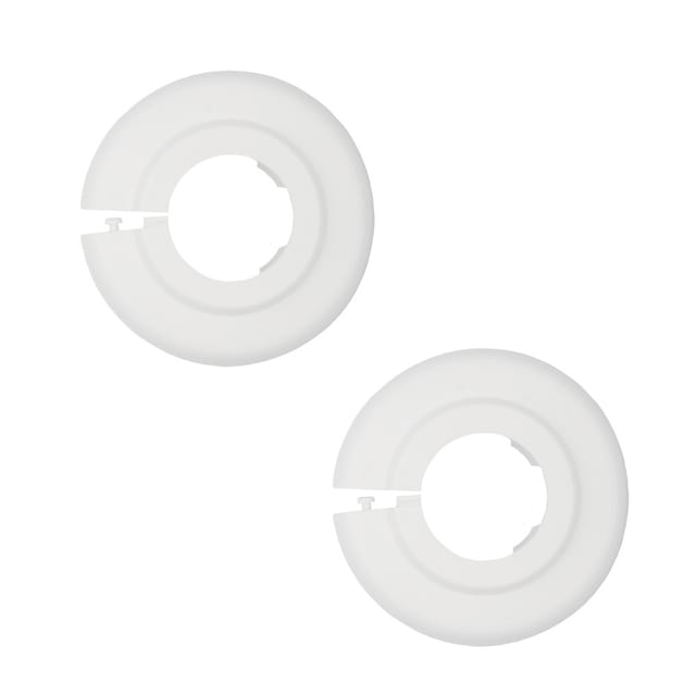 Klapprosette weiß Ø 22 mm 2 Stück