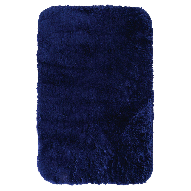 Ridder Badteppich 'Chic' Microfaser dunkelblau 60 x 90 cm