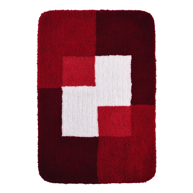 Ridder Badteppich 'Coins' rot 60 x 90 cm