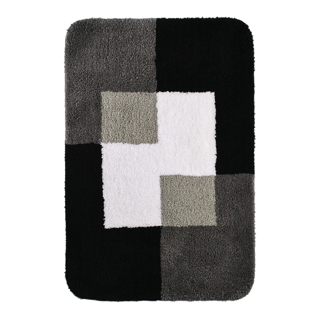 Ridder Badteppich 'Coins' grau 60 x 90 cm