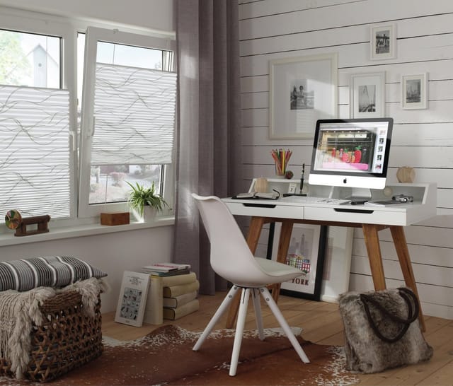 Gardinia EasyFix Plissee 'Katy' weiß 100 x 130 cm