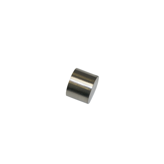 Gardinia Endknopf für Gardinenstange 'Sol' Kappe Ø 16 mm Edelstahl-Optik, 2er-Pack