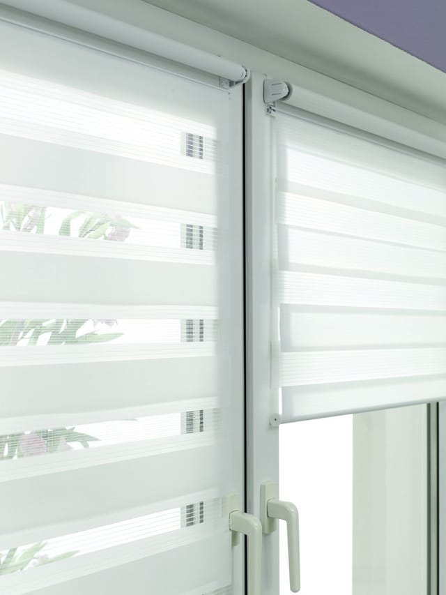 Gardinia EasyFix Doppelrollo weiß 120 x 150 cm