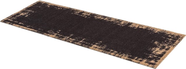Astra Sauberlaufmatte 'Miabella' 50 x 150 cm Uni Bordüre braun