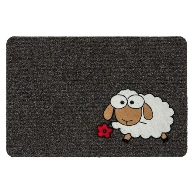 Astra Ripsmatte 'Flocky Color' 40 x 60 cm Schaf anthrazit