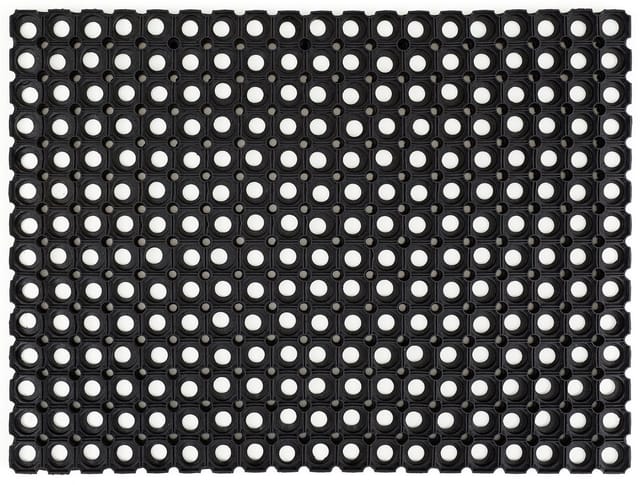 Schmutzfangmatte schwarz Gummi 80 x 120 cm