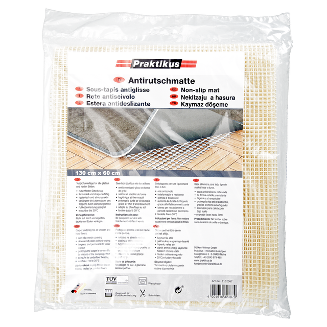 Praktikus Antirutschmatte beige 130 x 60 cm