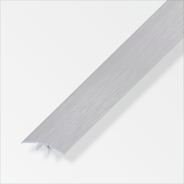 alfer Übergangsprofil 'clipstech®' Aluminium silber 2000 x 33 mm