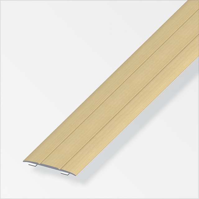 alfer Übergangsprofil Aluminium ahornfarben 1000 x 37 mm