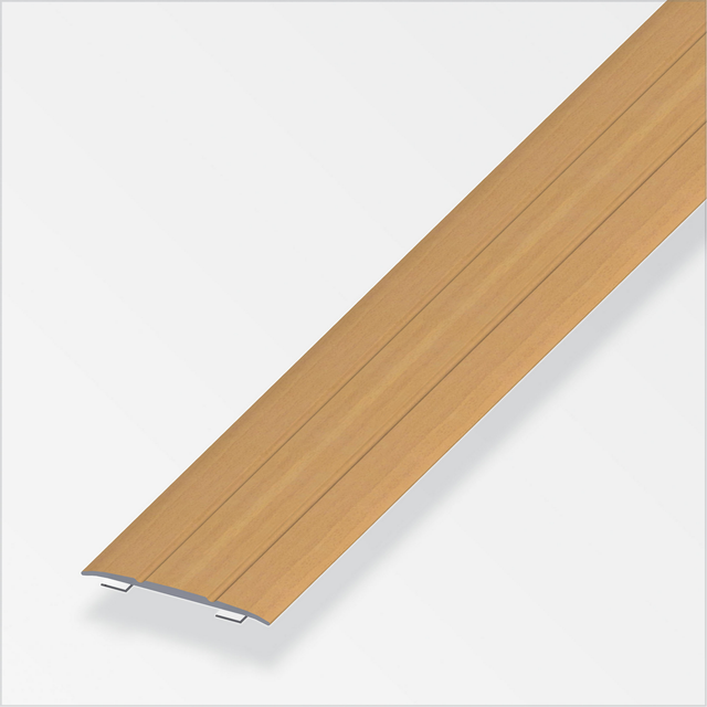 alfer Übergangsprofil Aluminium buchefarben 1000 x 37 mm