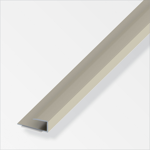Einfassprofil 'clipstech®' titan eloxiert, selbstklebend 1000 x 30 x 9 mm