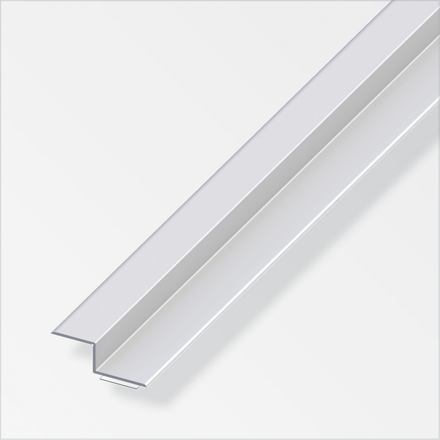 alfer Abschlussprofil 'clipstech®' Aluminium silbern 1000 x 14 mm
