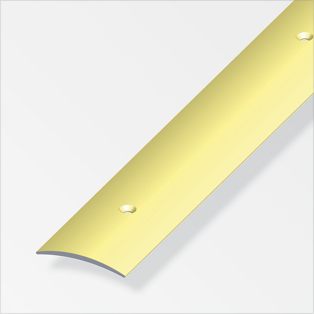 alfer Übergangsprofil Aluminium messingfarben 1000 x 20 mm