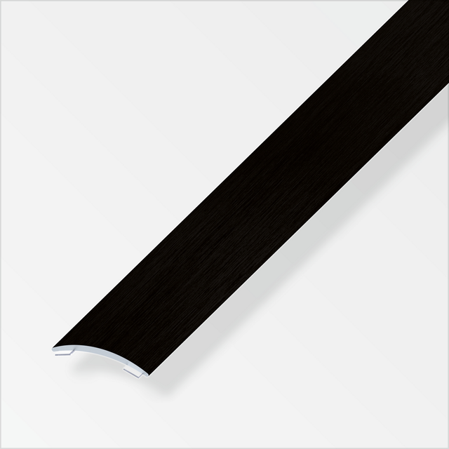 alfer Übergangsprofil Aluminium schwarz 1000 x 20 mm