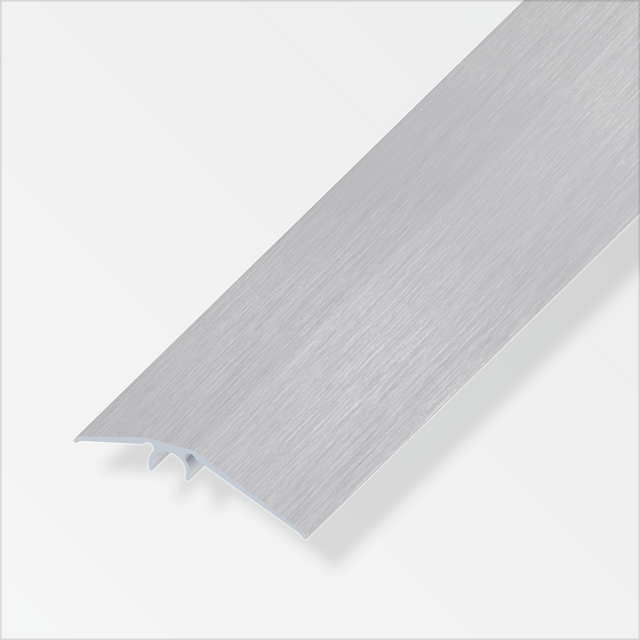 alfer Ausgleichsprofil 'clipstech®' Aluminium grau 1000 x 56 mm