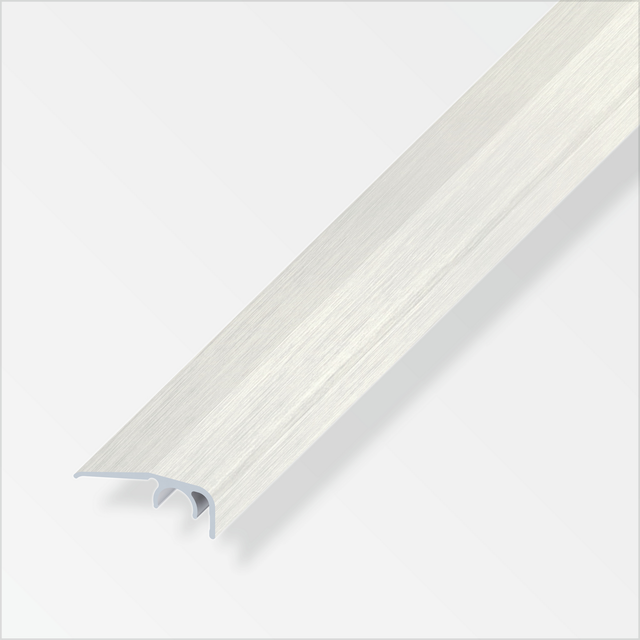 alfer Abschlussprofil 'clipstech®' Aluminium silber 1000 x 12,5 mm