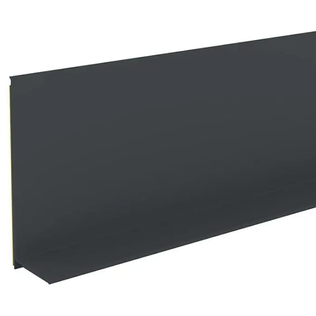 Doellken Weichsockelleiste 'Basic' schwarz 10000 x 50 x 15 mm