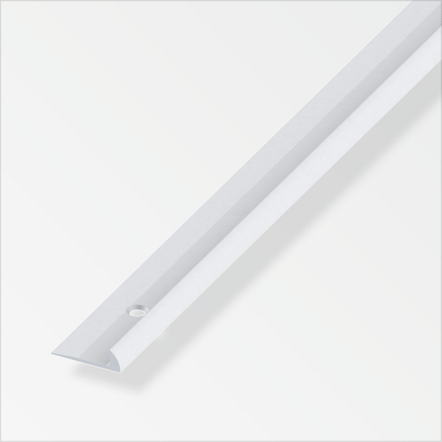 alfer Übergangsprofil 'Dekor' silberfarben 1000 x 20,5 mm