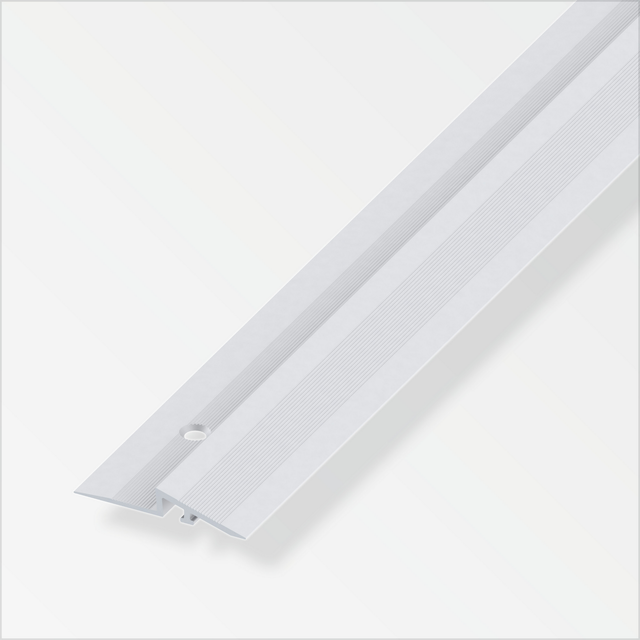alfer Übergangsprofil 'Dekor' silberfarben 38 x 5 x 1000 mm