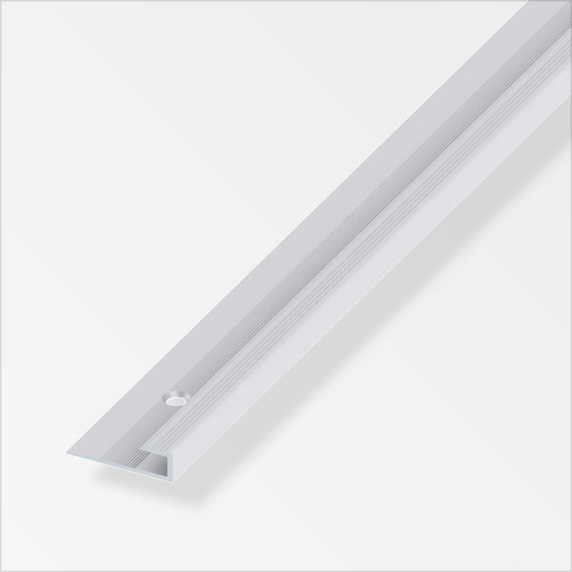 alfer Übergangsprofil 'Dekor' silberfarben 1000 x 26 mm