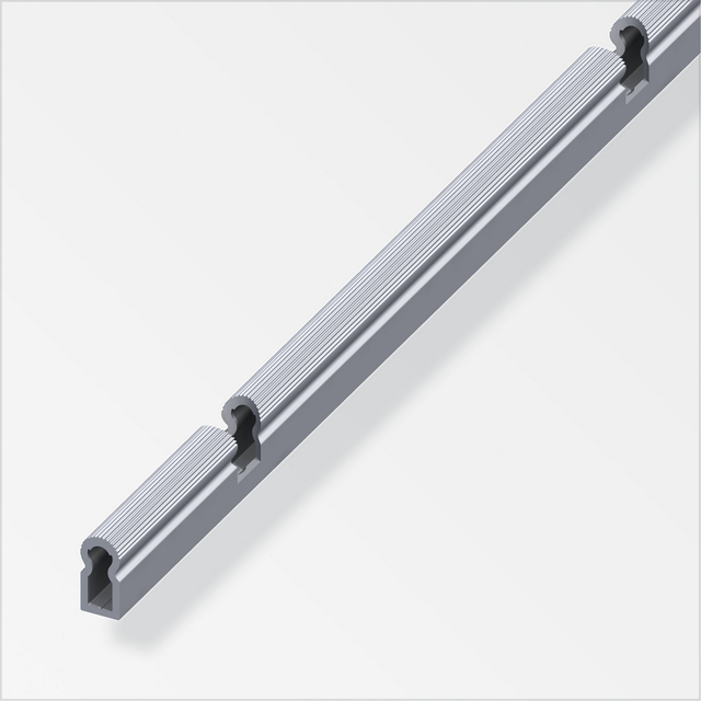 Trägerprofil 'clipstech®-plus' Aluminium silber 1000 x 80 x 13 mm