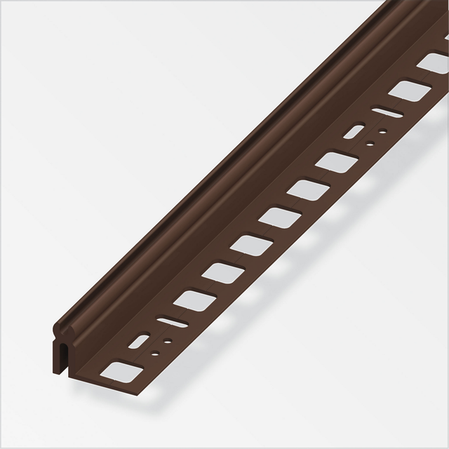 alfer Trägerprofil Aluminium braun 1000 x 30 mm
