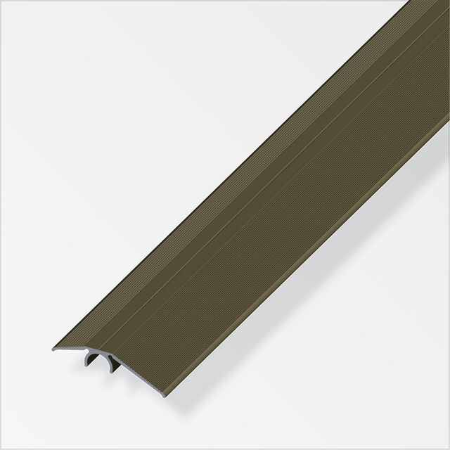 alfer Ausgleichsprofil 'clipstech®' Aluminium bronzefarben 1000 x 40 mm