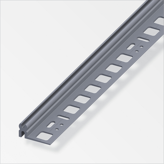 alfer PVC-Trägerprofil grau 2000 x 30 mm