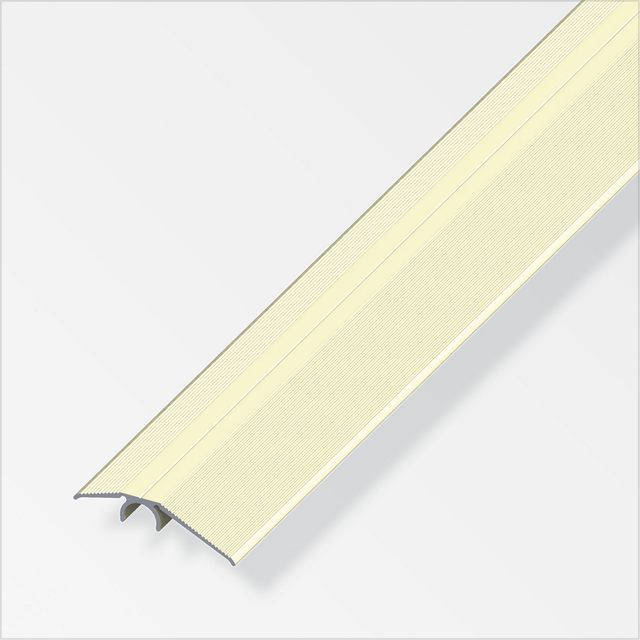 alfer Ausgleichsprofil 'clipstech®' Aluminium champagner 1000 x 40 mm