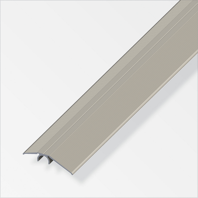 alfer Ausgleichsprofil 'clipstech®' Aluminium titanfarben 1000 x 40 mm