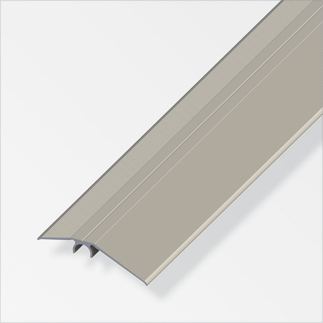 alfer Ausgleichsprofil 'clipstech®' Aluminium titanfarben 1000 x 56 mm