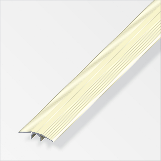 alfer Übergangsprofil 'clipstech®' Aluminium champagner 1000 x 33 mm