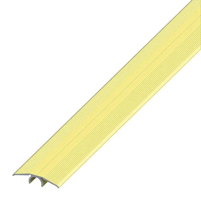 alfer Übergangsprofil 'clipstech®' Aluminium messingfarben 1000 x 33 mm