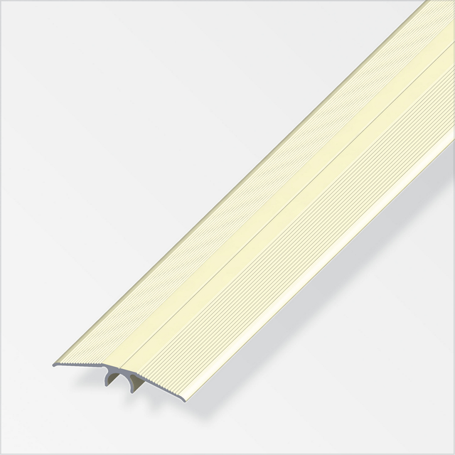 alfer Übergangsprofil 'clipstech®' Aluminium champagner 1000 x 46 mm