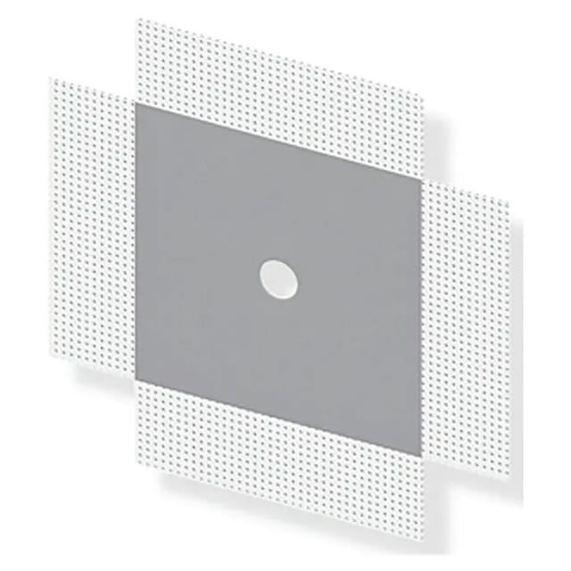 alfer Wandmanschetten Kunststoff 120 x 120 mm 2 Stück