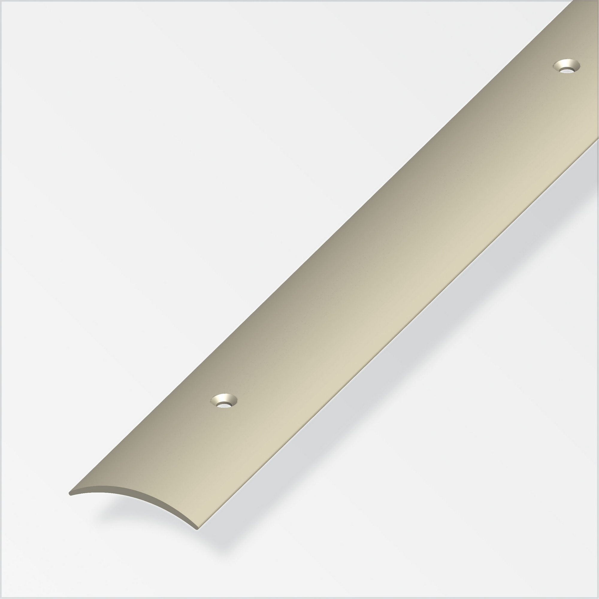 alfer PVC-Übergangsprofil hellbraun 1000 x 30 mm