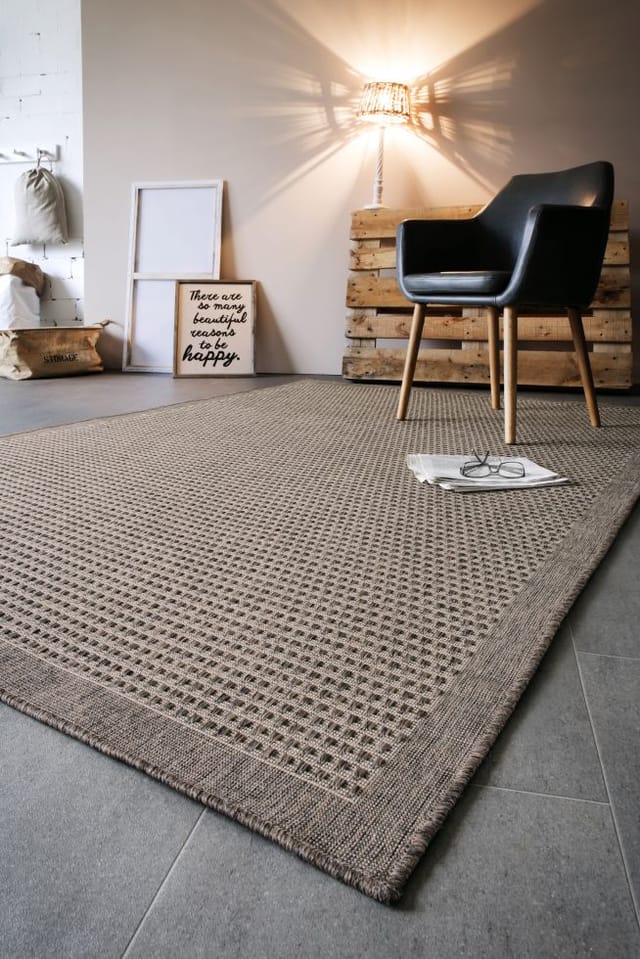 andiamo Teppich 'Savannah' braun 57 x 110 cm