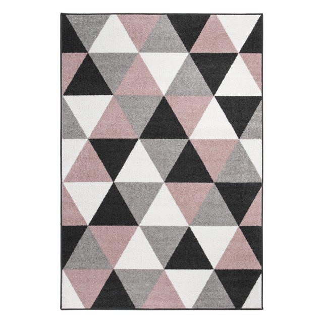 andiamo Teppich 'Salamanca' 60 x 110 cm altrosa-grau
