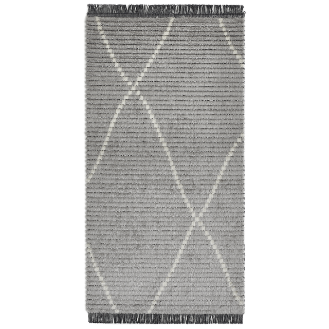 Luxor Living Teppich 'Ovada' hell-grau 80 x 150 cm