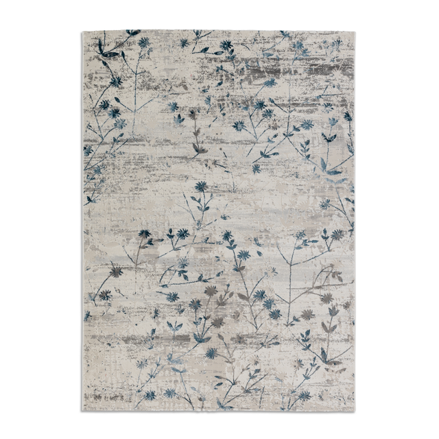 Astra Teppich 'Antea' Blumen blau 80 x 150 cm