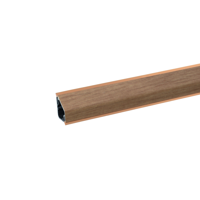 Kaindl Wandanschlußprofil 'Charlet Eiche 35252' braun 3000 x 16 x 28 mm
