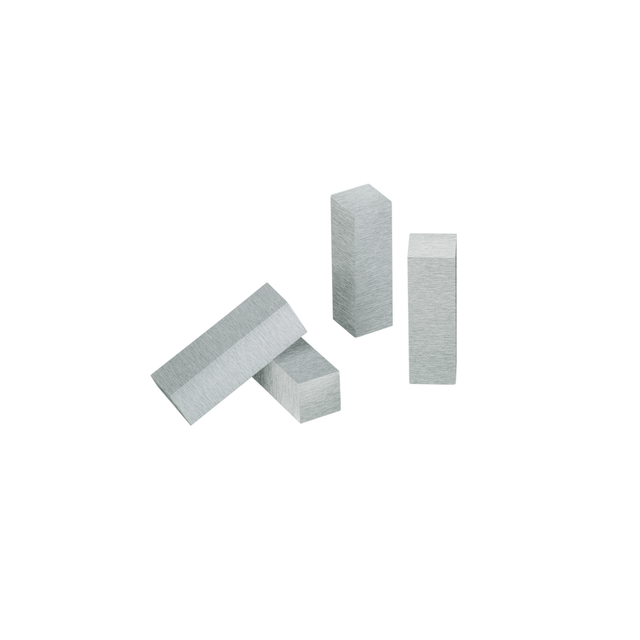 Kosche Eckholz Stahloptik grau 19 x 60 mm 4 Stück