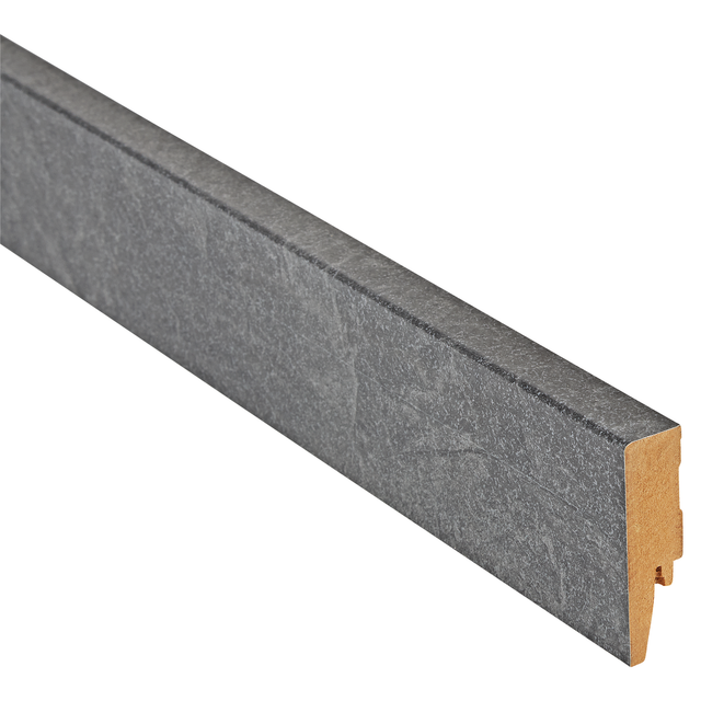 Kosche Clip-Sockelleiste gerade 2400 x 58 x 16 mm Ölschiefer