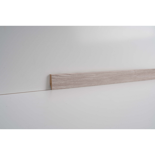 Classen Sockelleiste 'Clip' Eiche creme 2400 x 58 x 19 mm