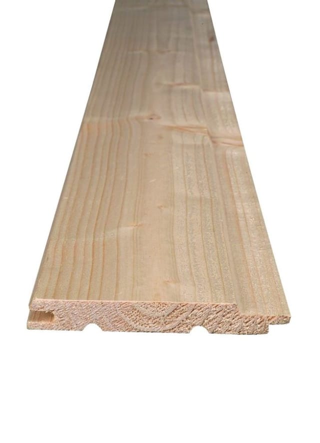 Klenk Holz Profilholz Fichte/Tanne gehobelt 12,5 x 96 x 2000 mm