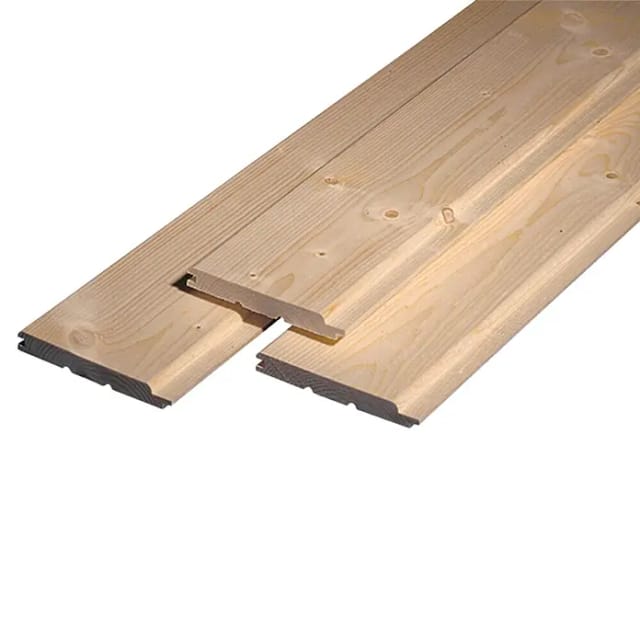 binderholz Profilholz Softlineprofil Fichte/Tanne gehobelt 14 x 121 x 2500 mm B-Sortierung